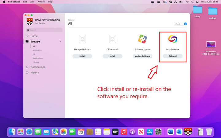 Image showing YuJa installation on Mac
