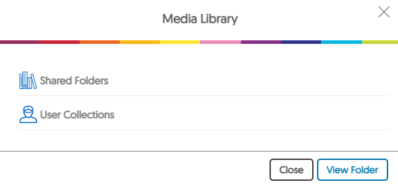 Shared Folders top level view