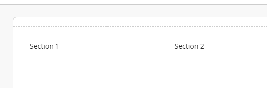 content moved and side by side