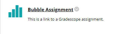 Assignment button in Blackboard Menu