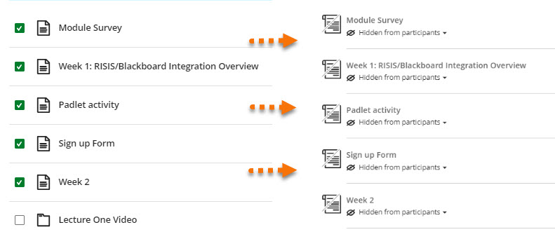 Screenshot of items copying into Ultra as documents