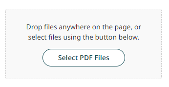 Select PDF upload button