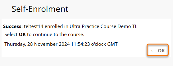 Step 2 of self enrolment