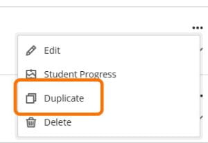 Image showing duplicate content in drop-down menu.
