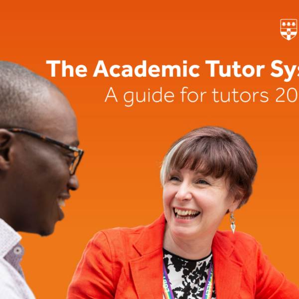 The cover page of the Guide for Academic Tutors