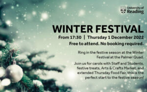 Flyer advertising the Winter Festival
