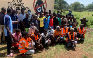 Children at The Nasio Trust in Kenya