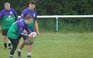 The Berkshire Brigands playing rugby