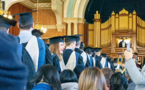 Henley students graduating in ha;;