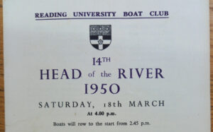 Invite to the 14th Head of the River in 1950