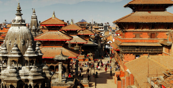 View of Kathmandu Durbar Square in Nepal