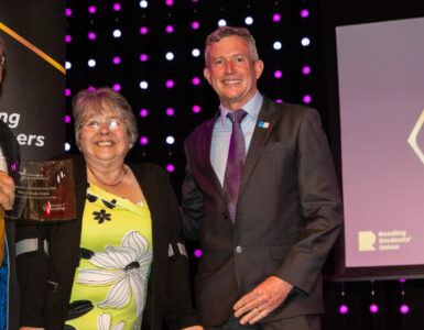 Clive and Sheila Payne at the Celebration of Volunteering awards