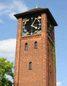 London Road Campus Clock Tower today.