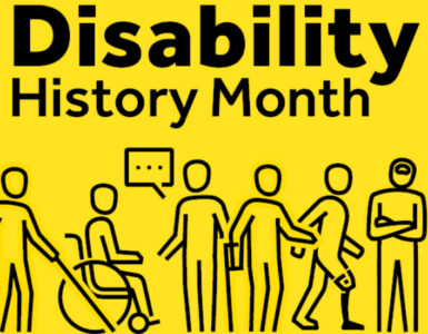 Disability History Month banner