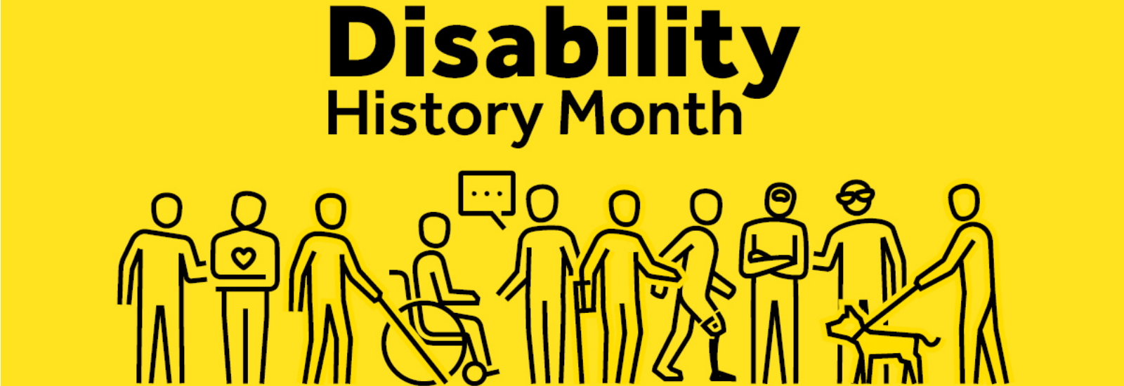 Disability History Month banner