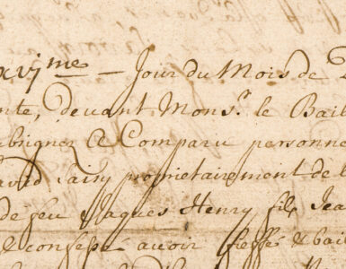 Old letter with handwritten text.