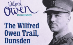 The front cover of the Wilfred Owen Trail by the Owen Dunsden Association