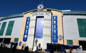 The outside of Chelsea Football Club