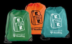 Three different coloured resilience rucksacks