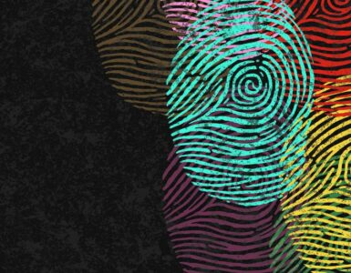 Multicolored fingerprints