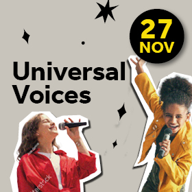 Universal Voices poster