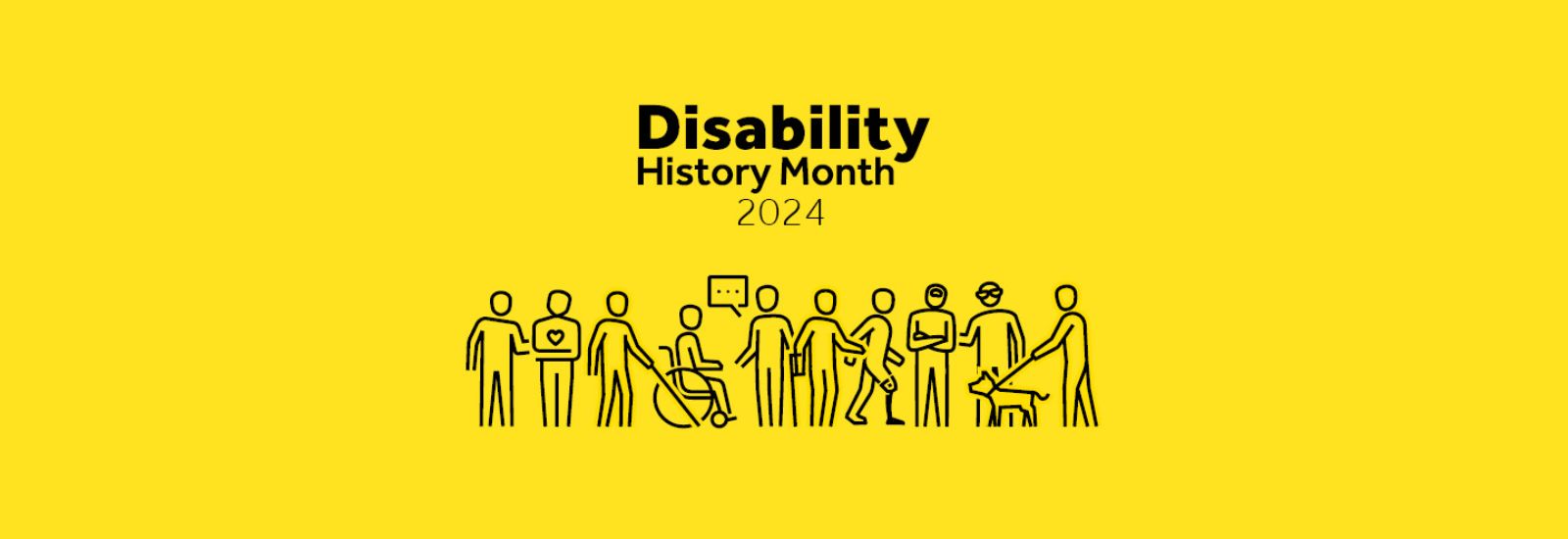 Disability History Month banner