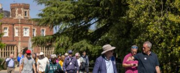 Alumni campus tour at the Community Festival