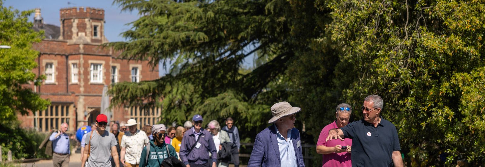 Alumni campus tour at the Community Festival