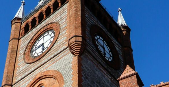Reading Town hall clock tower