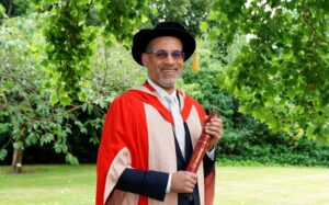Image of Dr Wes at his honorary graduation ceremony