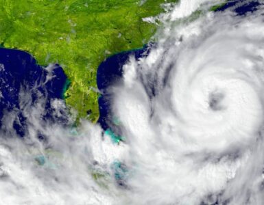Hurricane between Florida and Cuba
