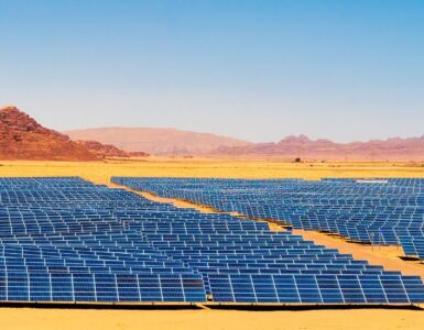 Solar Power Plant in a Desert (Quweira Power Plant)