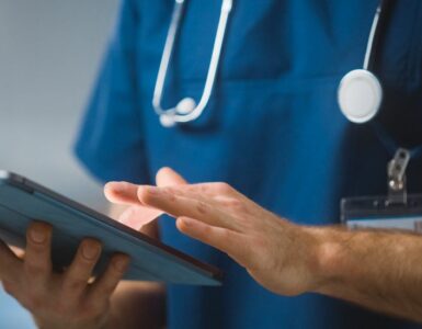 Nurse on a hospital ward