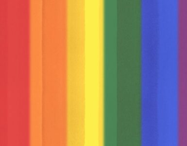 Image of a Rainbow flag