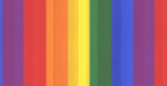 Image of a Rainbow flag