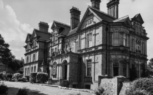 Photograph of exterior views of Park House, on Whiteknights Park Estate 