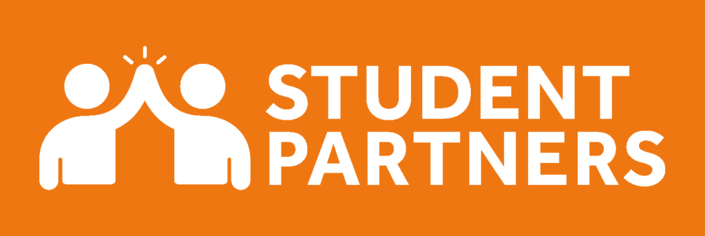 Student Partner orange and white logo