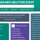 Screenshot of the 'Blackboard Help for Staff' webpage