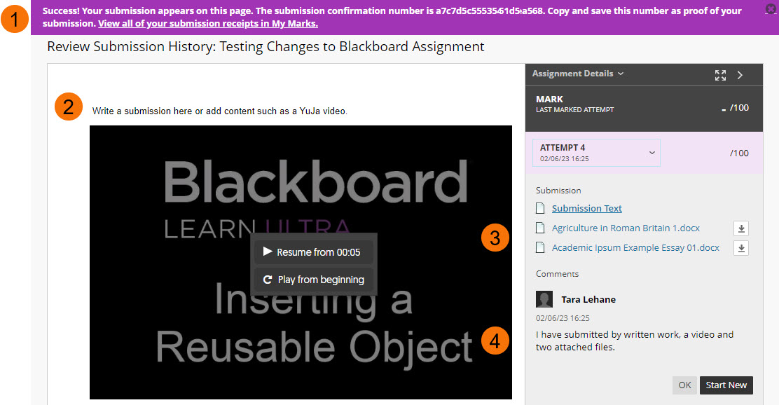 Blackboard Assignment: How To Submit To A Blackboard Assignment ...