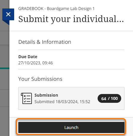 The Lunch Turnitin button from Grade Centre