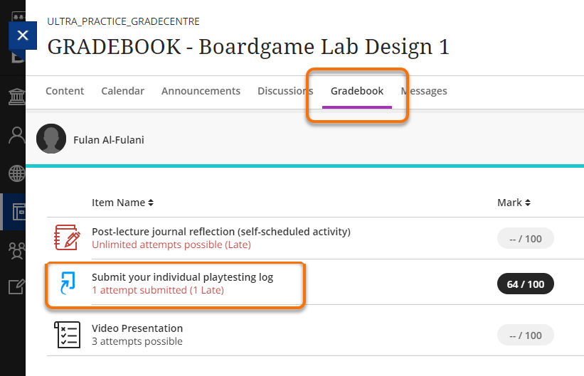 Access Turnitin submission through gradebook