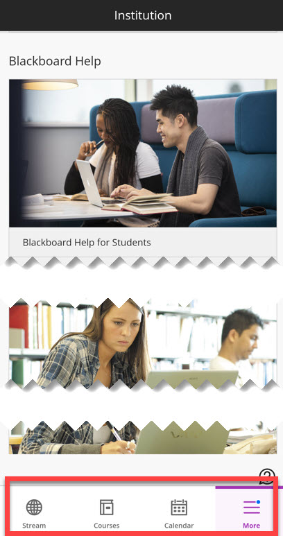 You'll be directed to Blackboard's homepage.