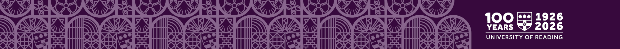 University of Reading Centenary banner