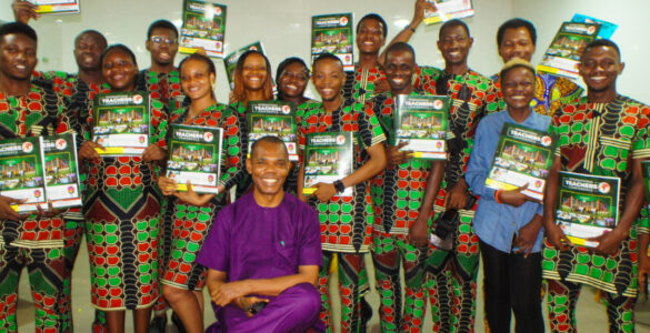 Peter with Nigerian Teachers' events team