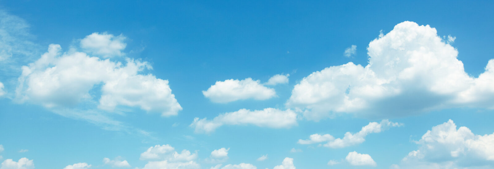 Blue sky with clouds