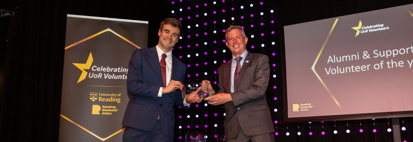 Jack Abrey at Celebration of Volunteering Awards