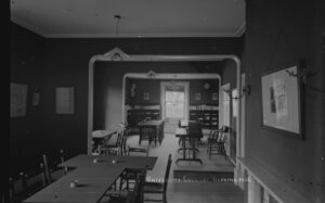 The interior of the old library