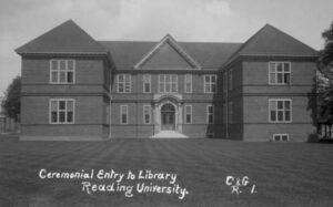 The outside of the old library on London Road Campus