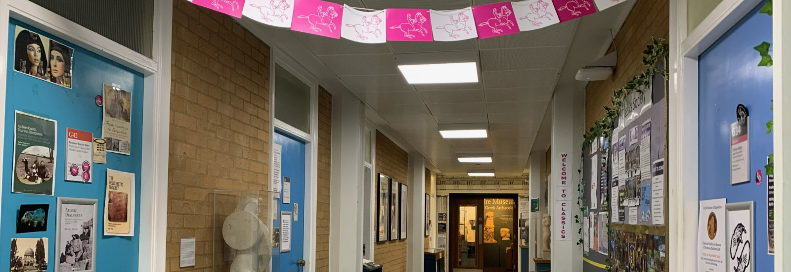 The Classics Department corridor