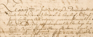 Old letter with handwritten text.